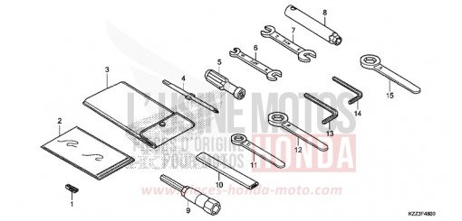 OUTILS CRF250LD de 2013